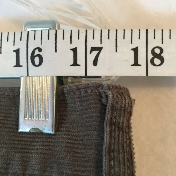 J.Crew 484 Slim Fit Gray Corduroy Jeans Mens Size 34 x 32 - Picture 6 of 9